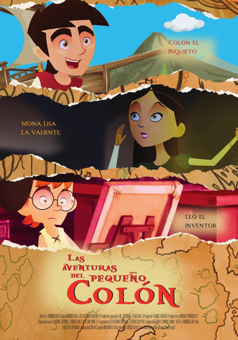 Poster of As Aventuras do Pequeno Colombo - Cartel España