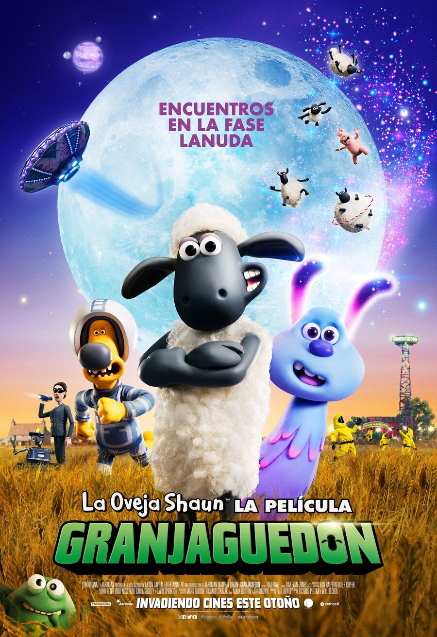Poster of A Shaun the Sheep Movie: Farmageddon - Poster español