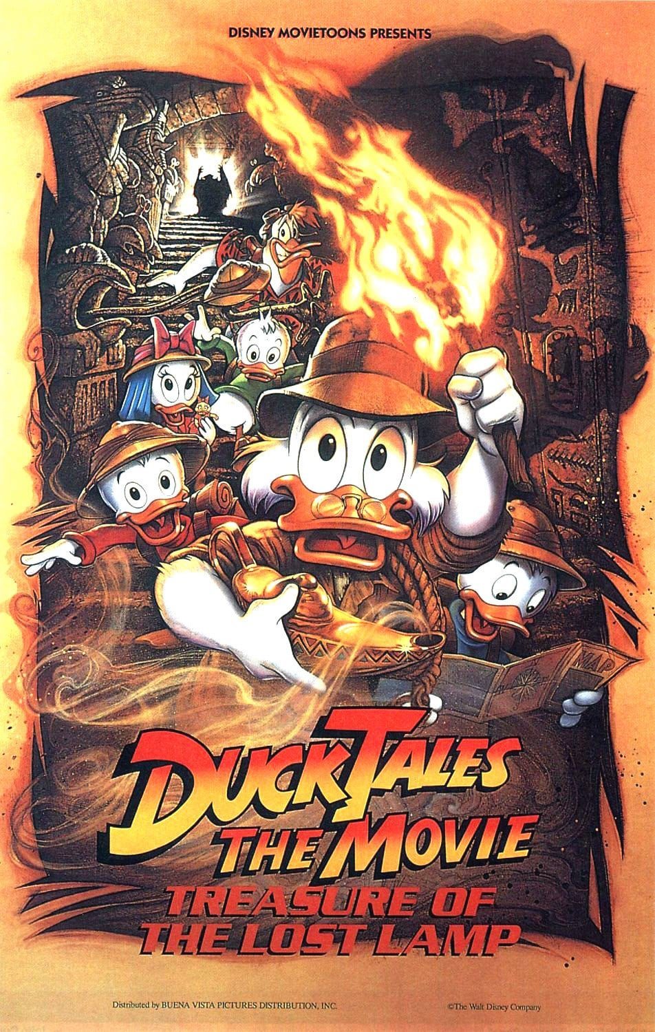Poster of DuckTales the Movie: Treasure of the Lost Lamp - Estados Unidos