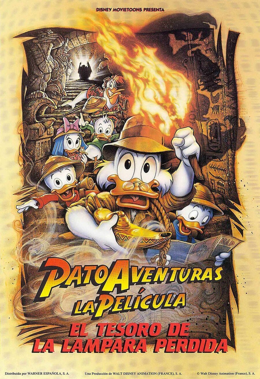 Poster of DuckTales the Movie: Treasure of the Lost Lamp - España