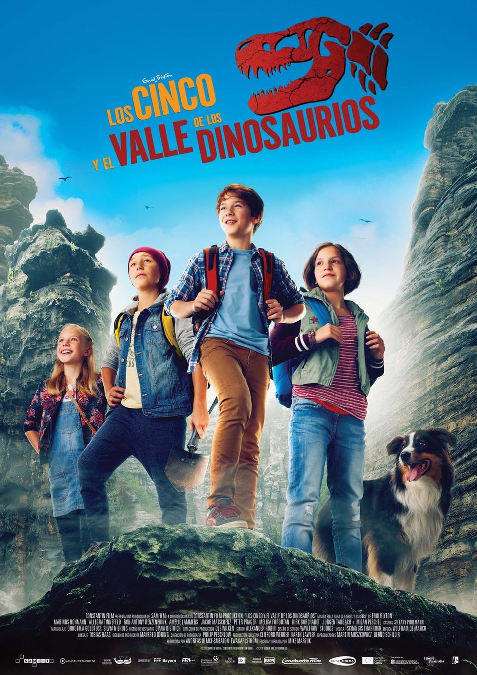 Poster of The Famous Five and the Valley of Dinosaurs - España