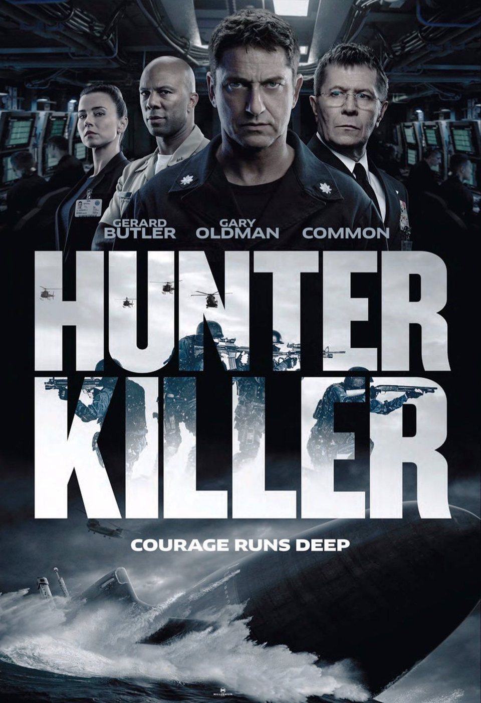 Poster of Hunter Killer - UK