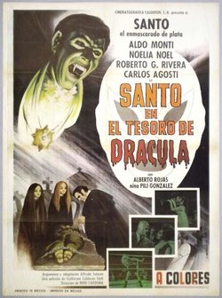 Poster Santo in 'The Treasure of Dracula'
