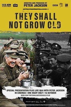 Poster UK 'They Shall Not Grow Old'