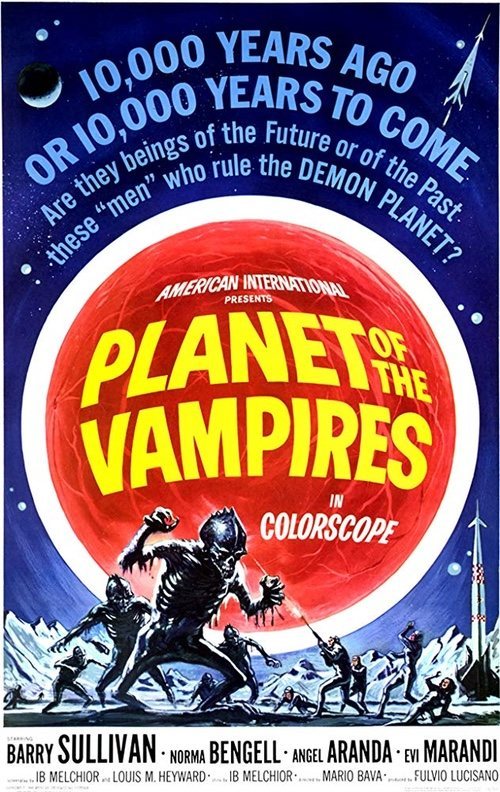 Poster of Planet of the vampires - UK