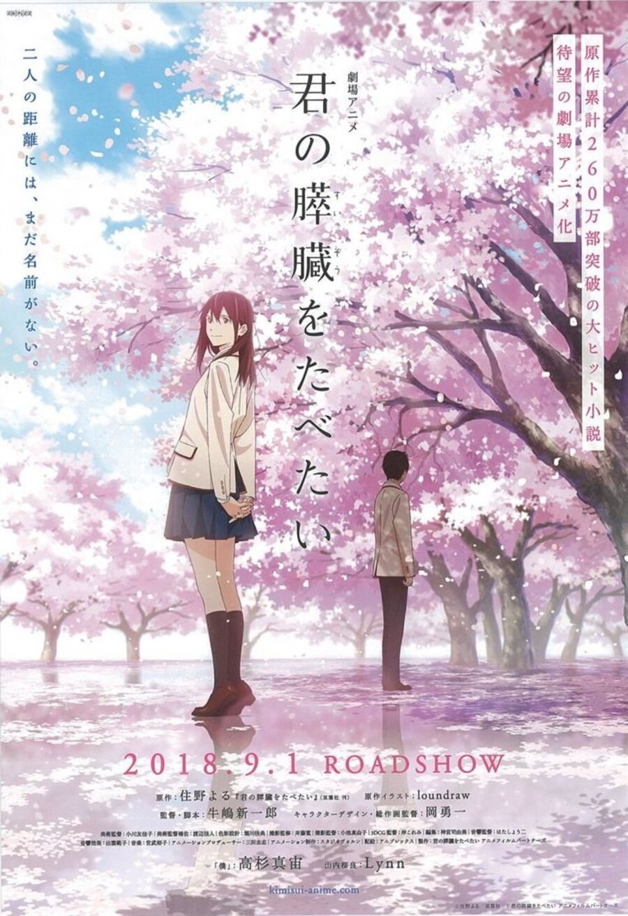 Poster of I Want To Eat Your Pancreas - Cartel japonés