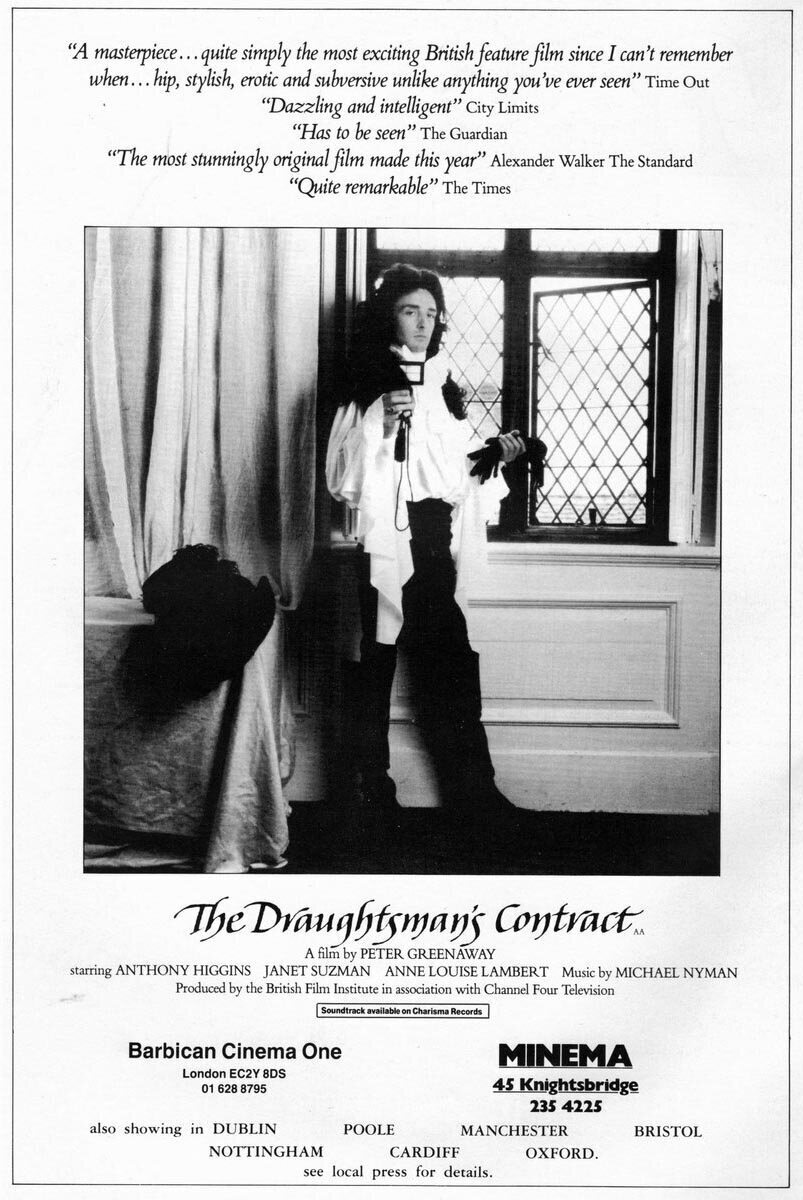 Poster of The Draughtsman's Contract - Reino Unido