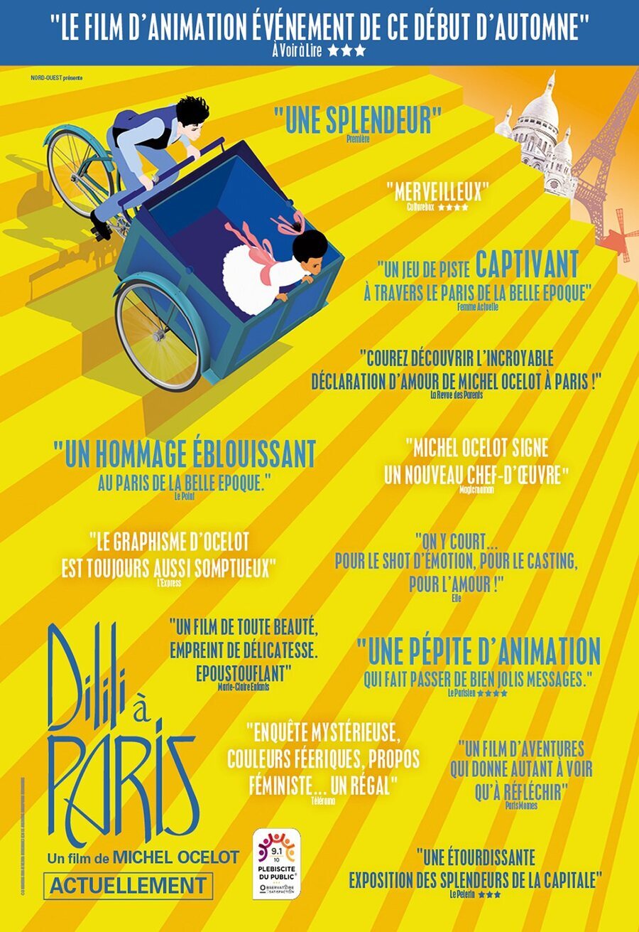 Francia poster for Dilili in Paris (2018) - Movie'n'co