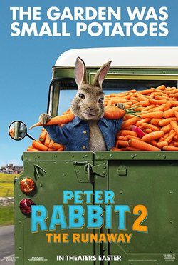 Póster inglés 'Peter Rabbit 2: The Runaway'