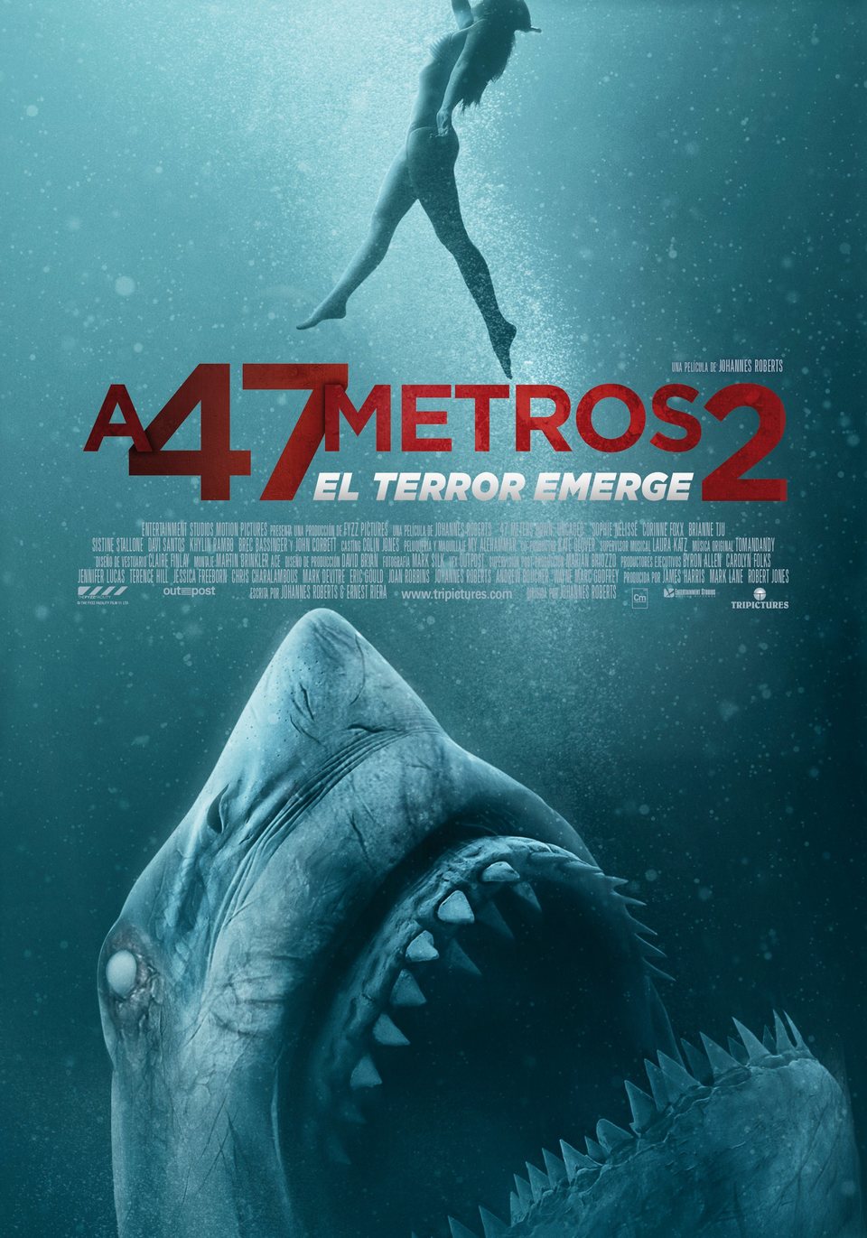 Poster of 47 Meters Down: Uncaged - 'A 47 metros 2: El terror emerge'