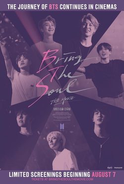 Cartel internacional 'Bring The Soul: The Movie'