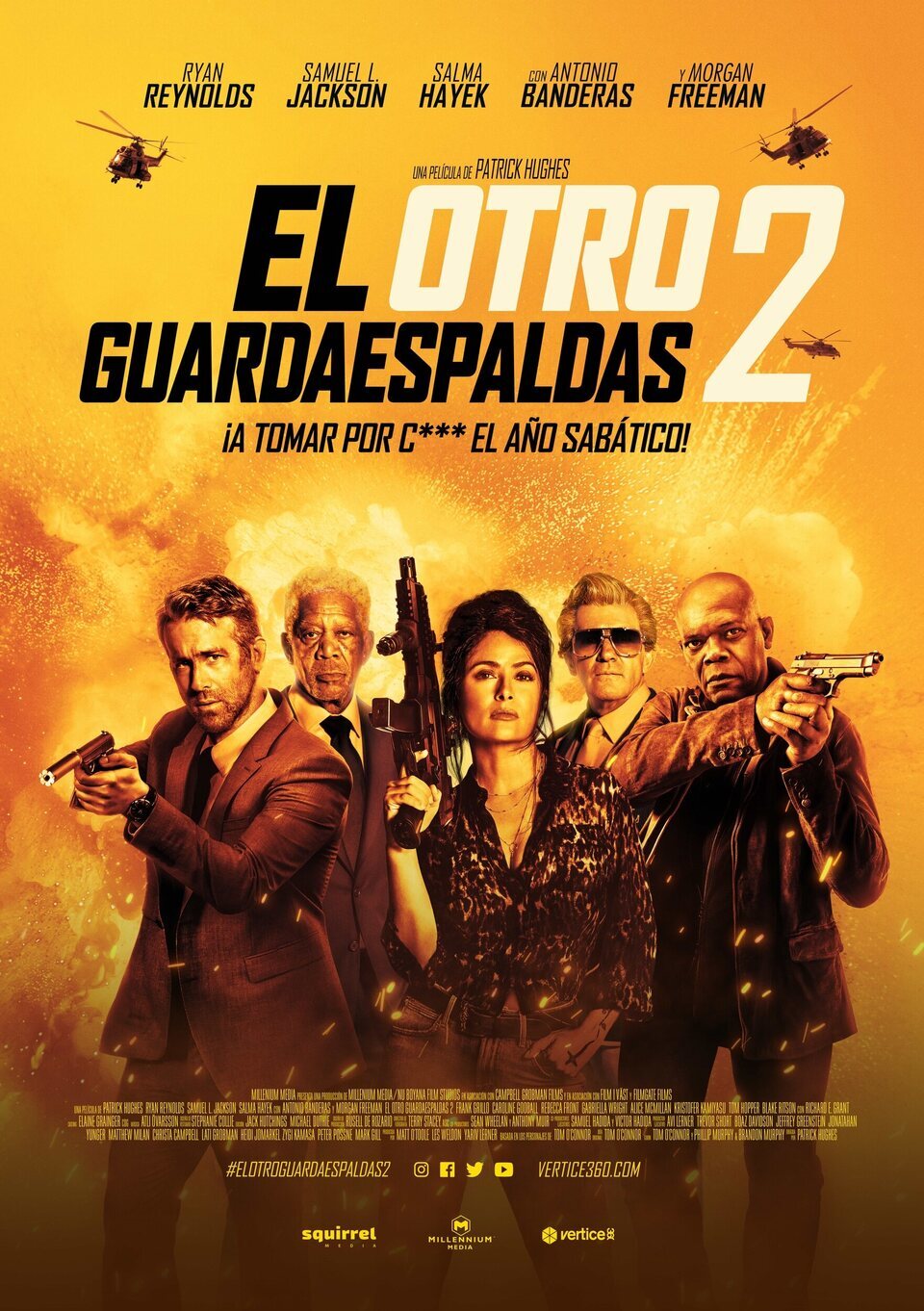 Poster of The hitman's wife's bodyguard - España