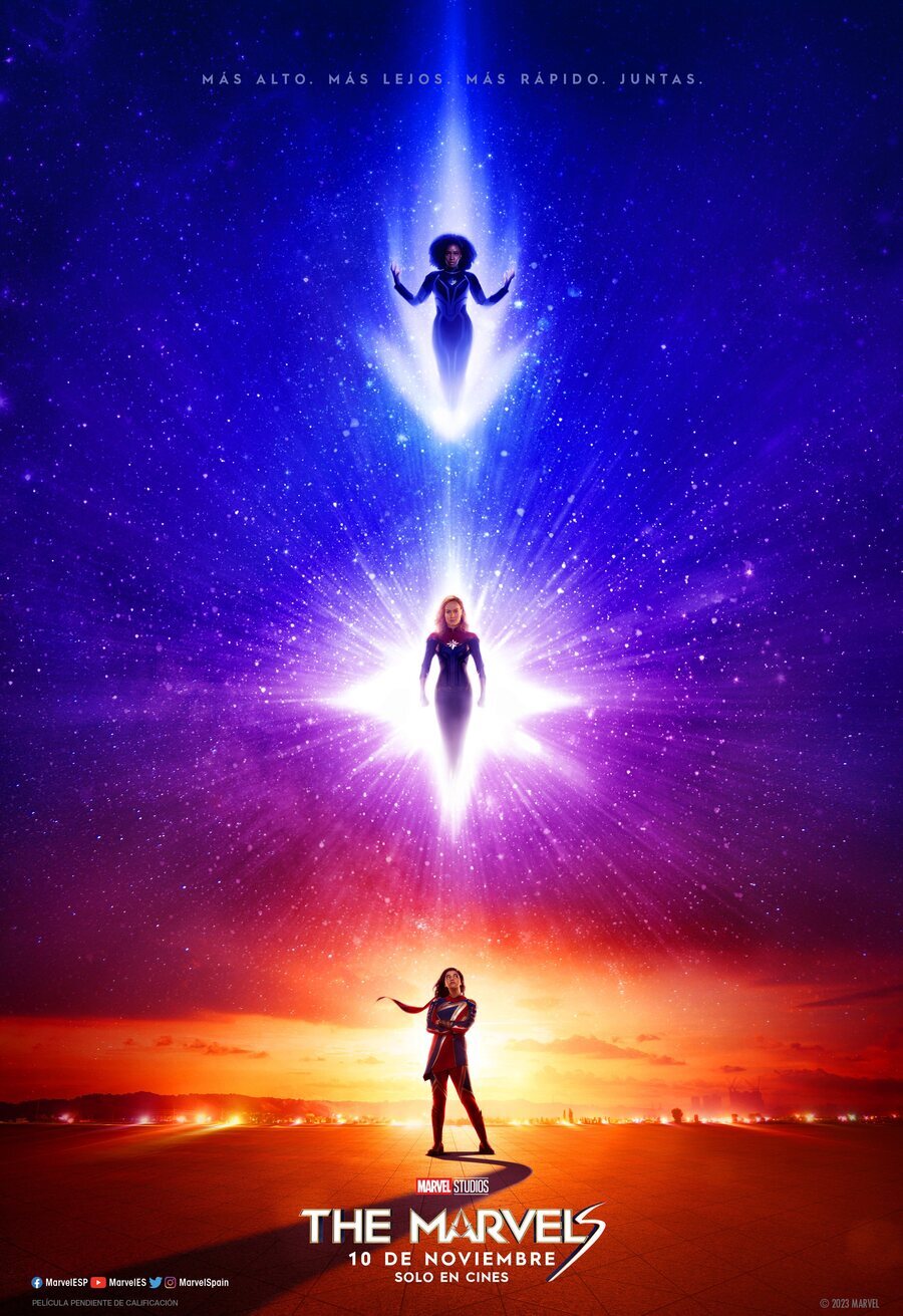 Poster of The Marvels - Cartel España 'The Marvels'