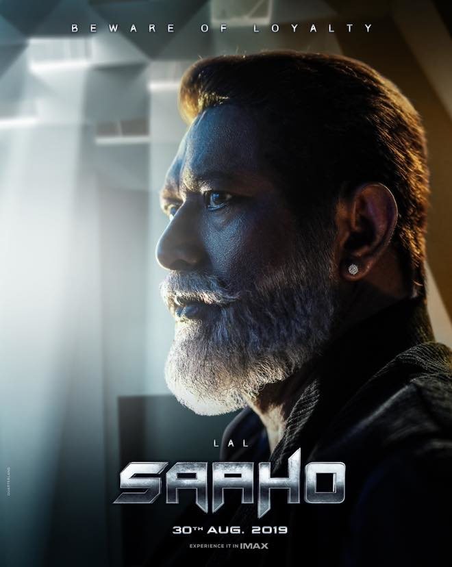 Poster of Saaho - Lal