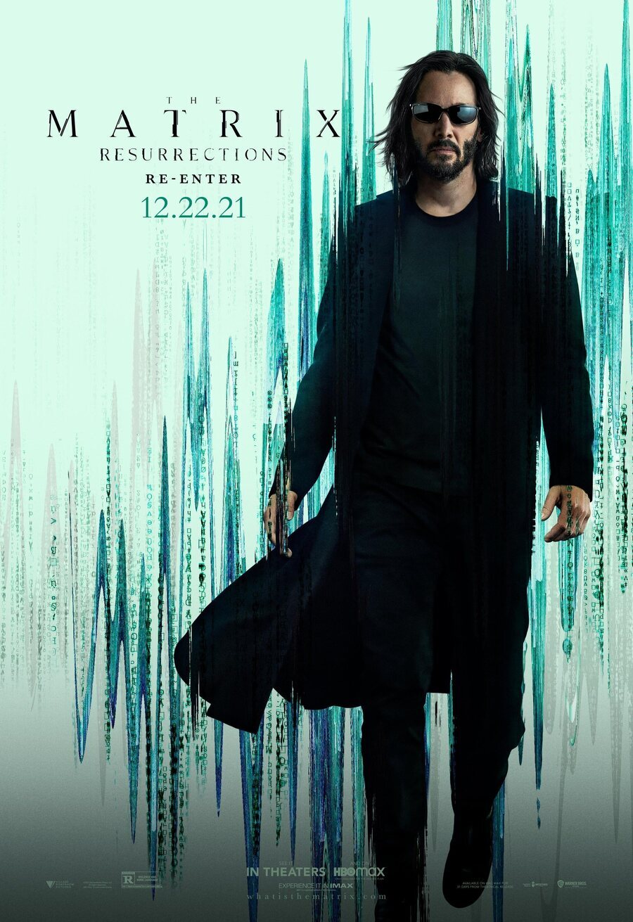 Poster of The Matrix Resurrections - Póster Keanu Reeves