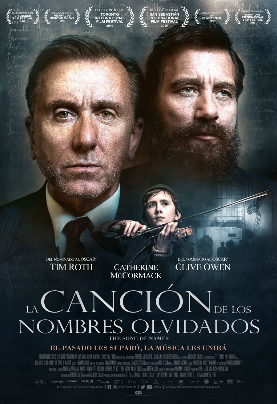 Poster of The Song of Names - Póster España
