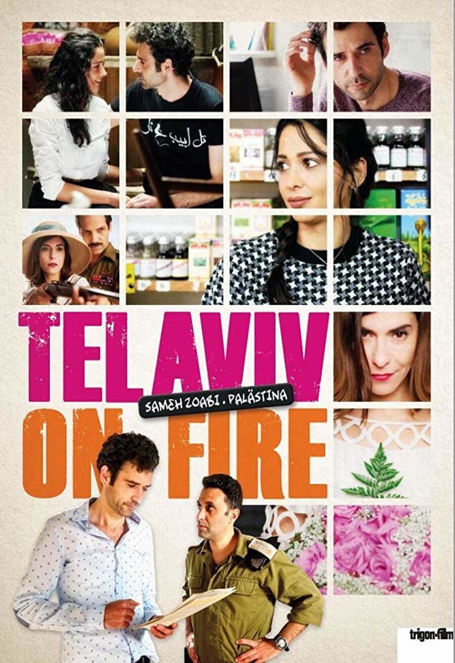 Poster of Tel Aviv on Fire - Poster Internacional #2