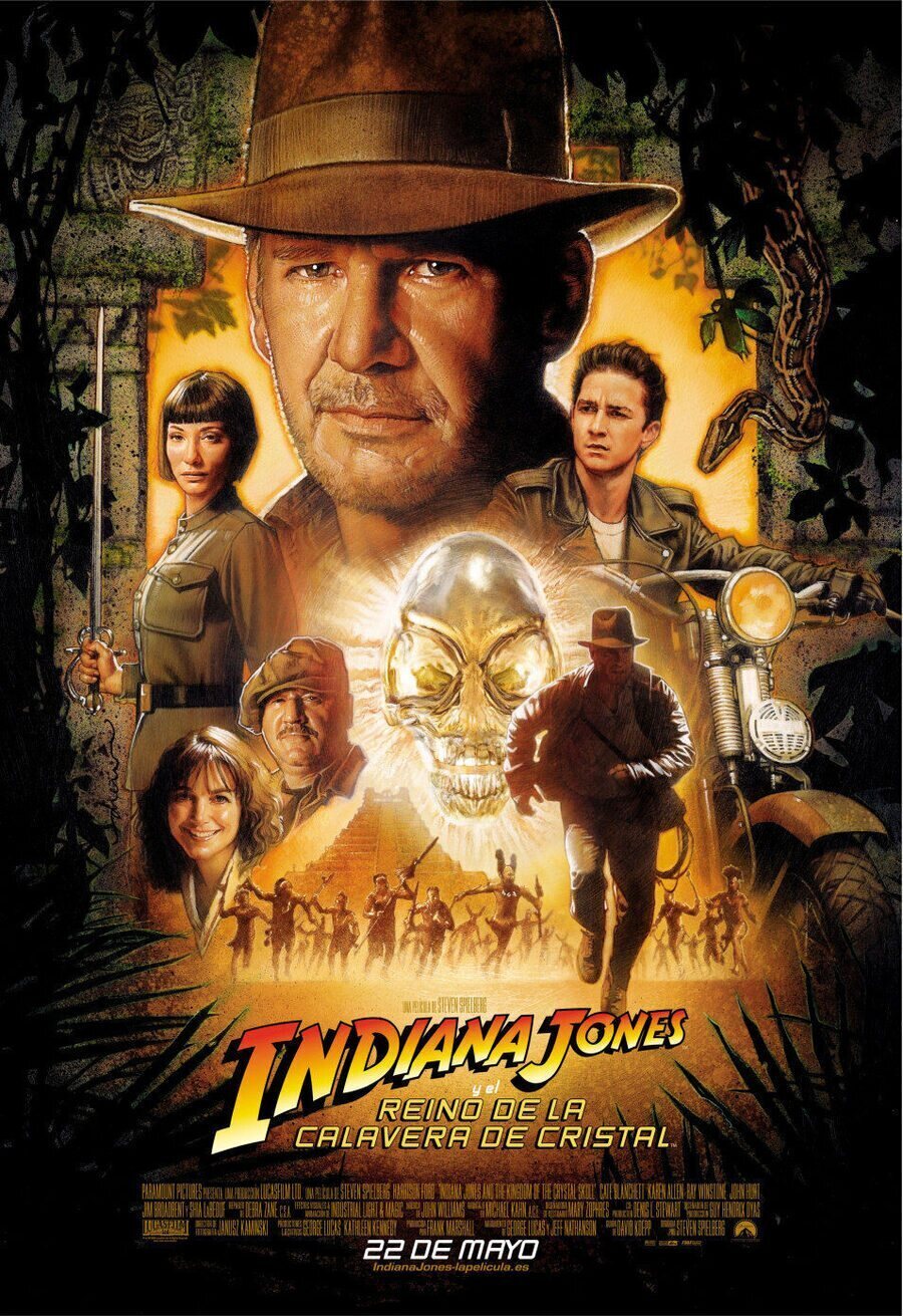 Poster of Indiana Jones and the Kingdom of the Crystal Skull - España