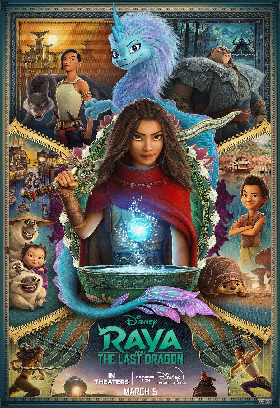 Poster of Raya and the Last Dragon - EEUU