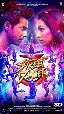 Póster hindú 'Street Dancer 3D'