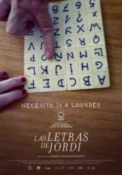 Cartel 'Las letras de Jordi'