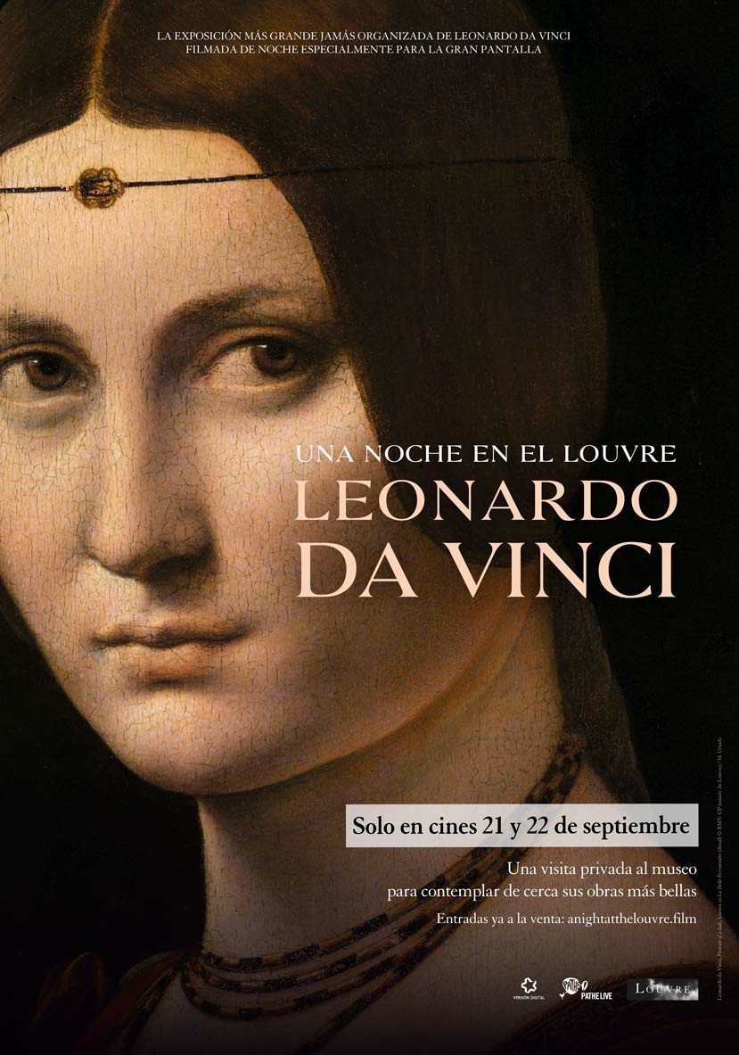 Poster of A Night at the Louvre: Leonardo da Vinci - España