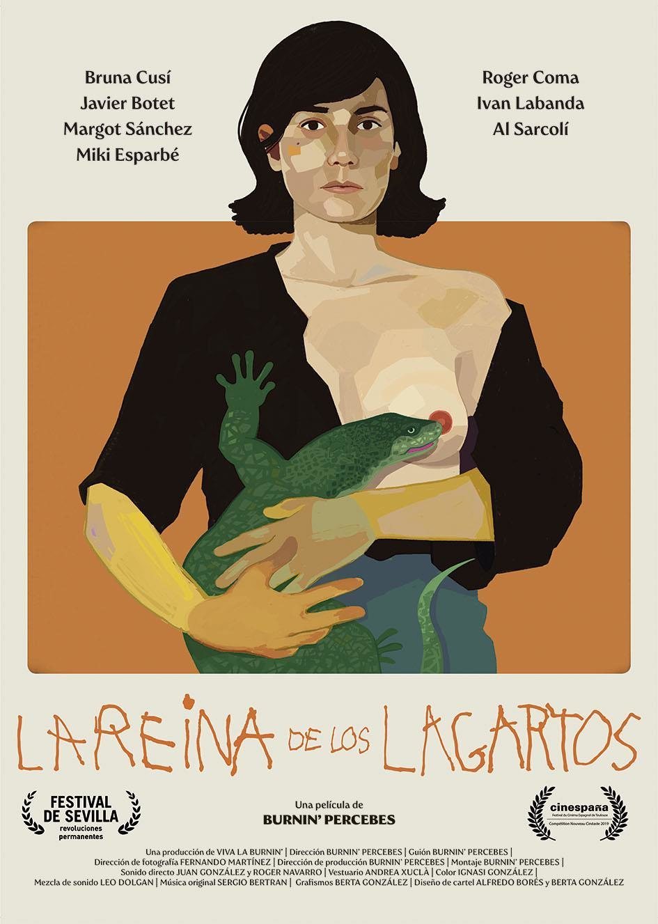 Poster of The Queen of the Lizards - España