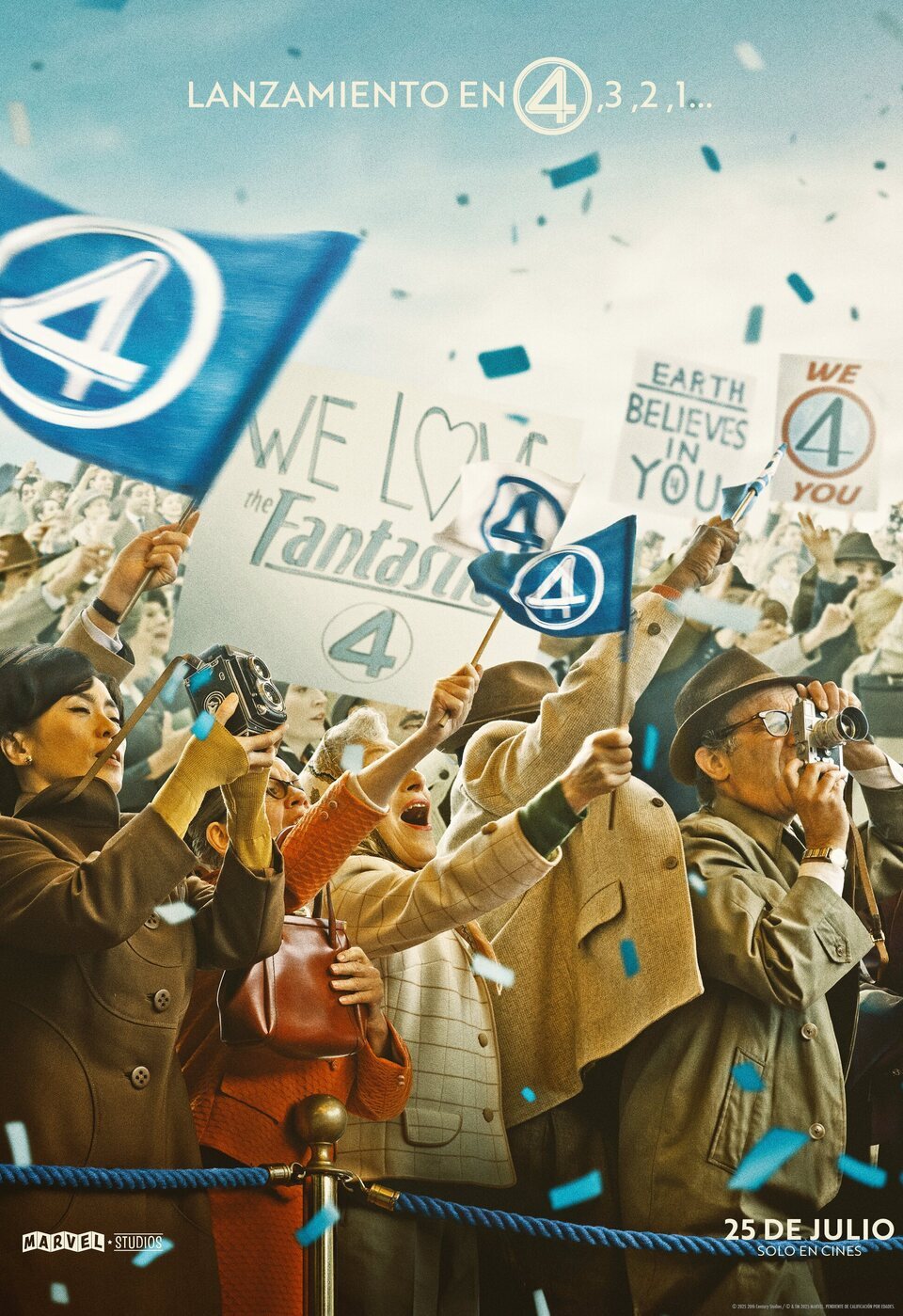 Poster of Fantastic Four: First Steps - Teaser Fans España