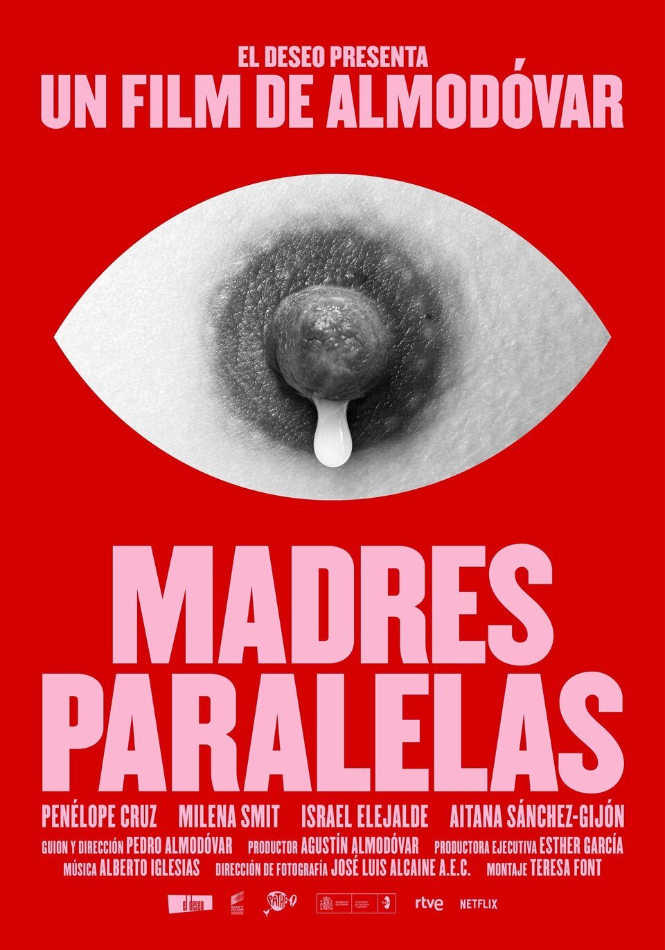 Oficial poster for Parallel Mothers