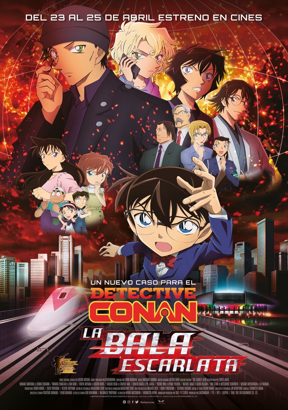 Poster of Detective Conan: The Scarlet Bullet - España