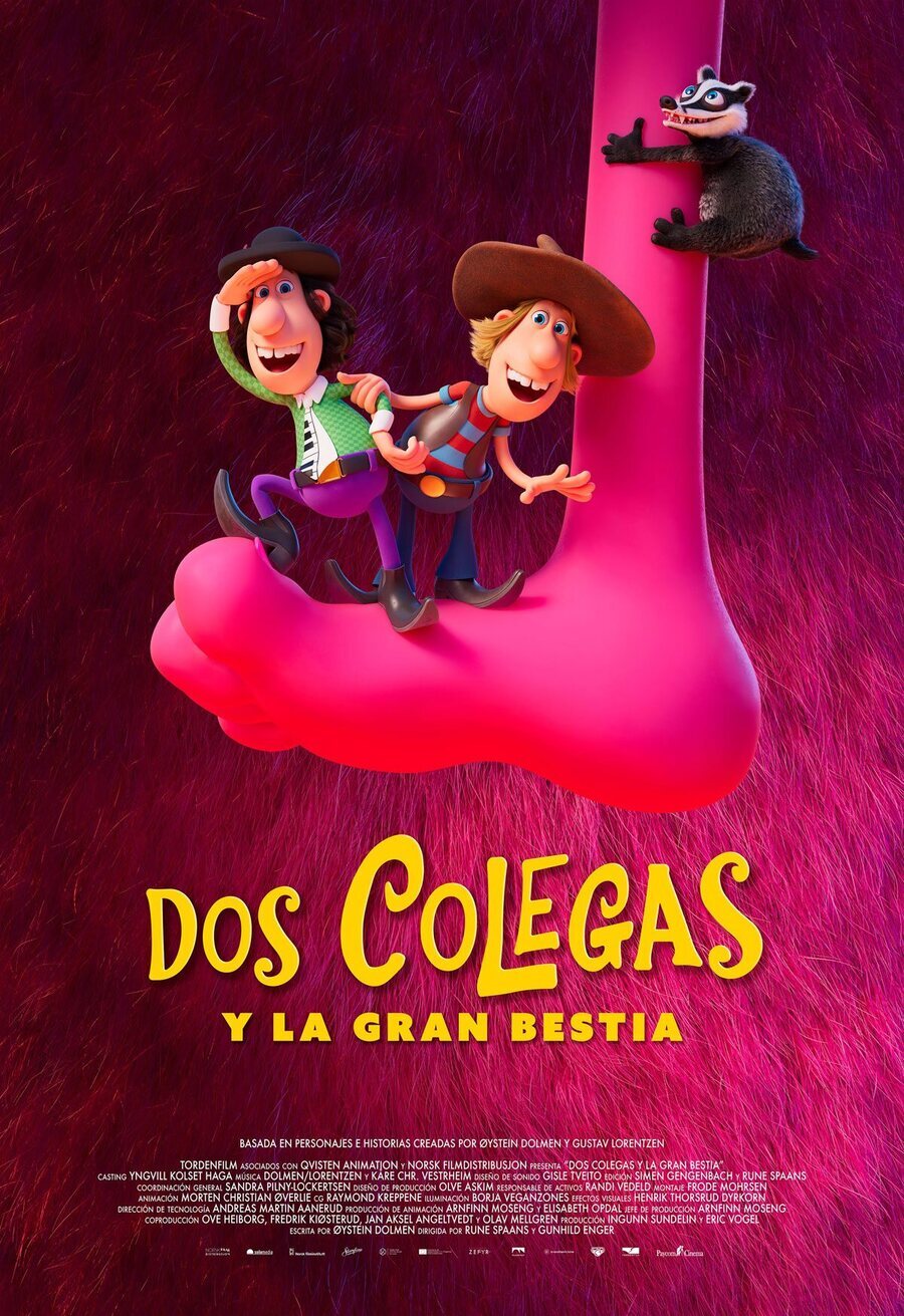 Poster of Two Buddies and a Badger - The Great Big Beast - España