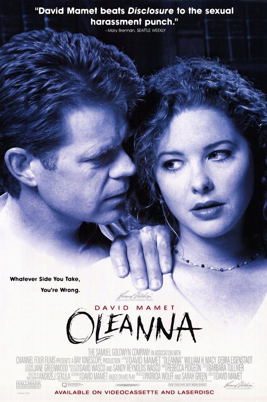 Poster of Oleanna - Estados Unidos