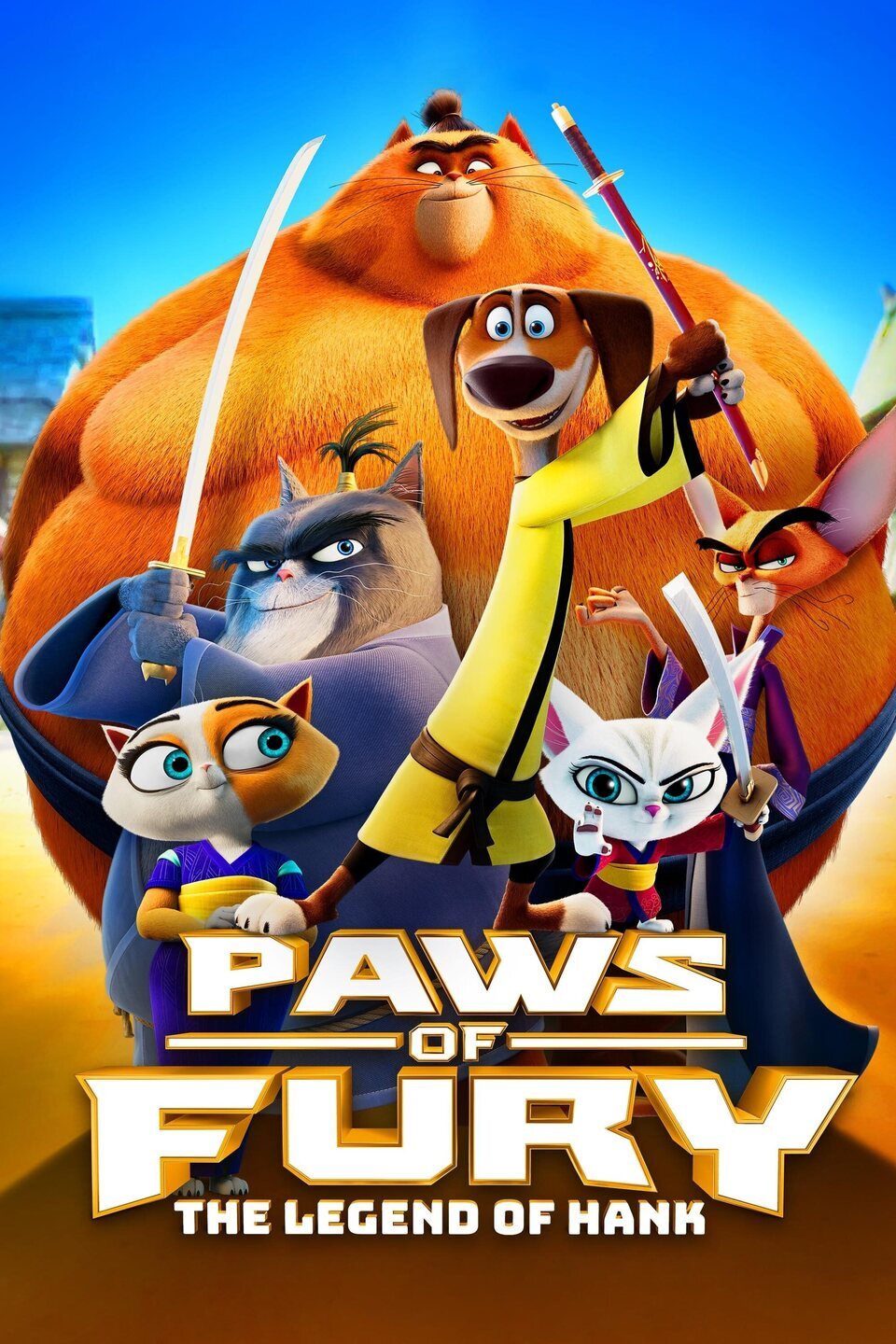 Poster of Paws of Fury: The Legend of Hank - Reino Unido