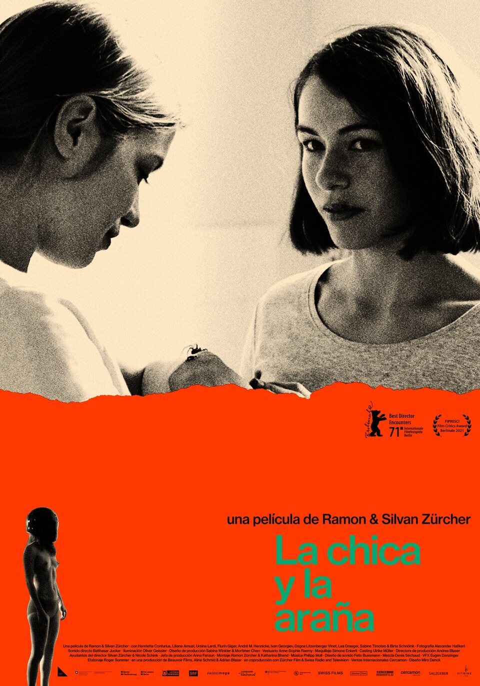 Poster of The Girl and the Spider - España