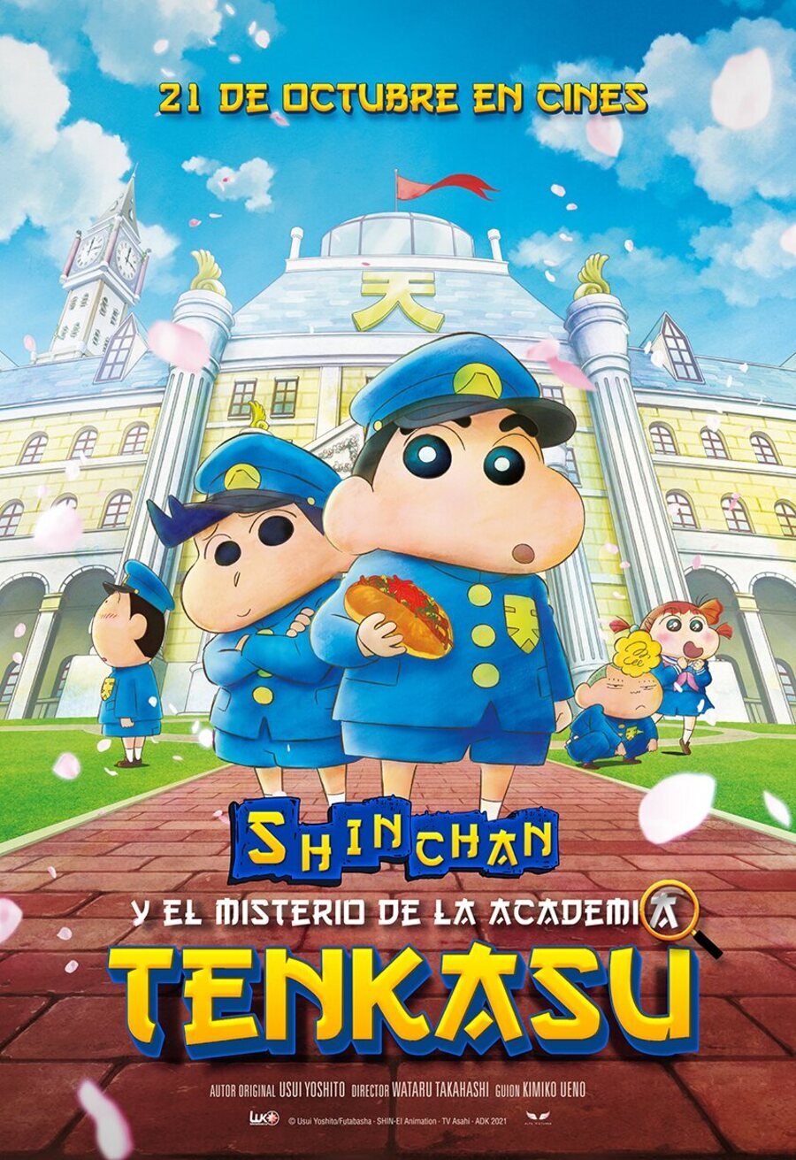 Poster of Crayon Shin-chan: Shrouded in Mystery! The Flowers of Tenkazu Academy - España