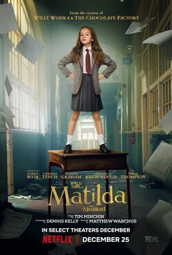 Poster Roald Dahl's Matilda the Musical