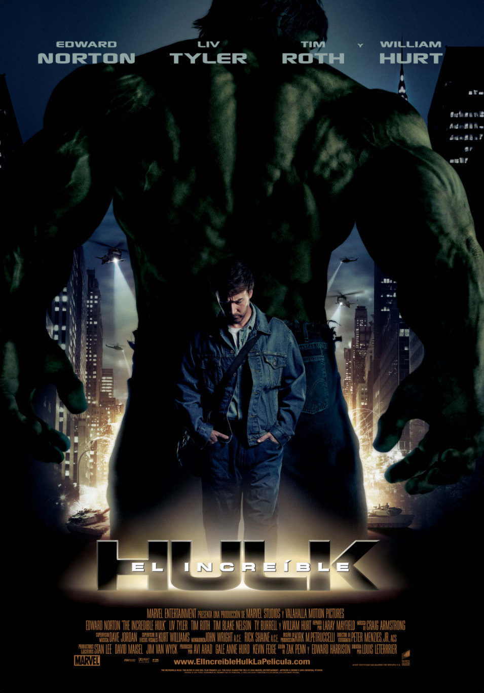 Poster of The Incredible Hulk - España