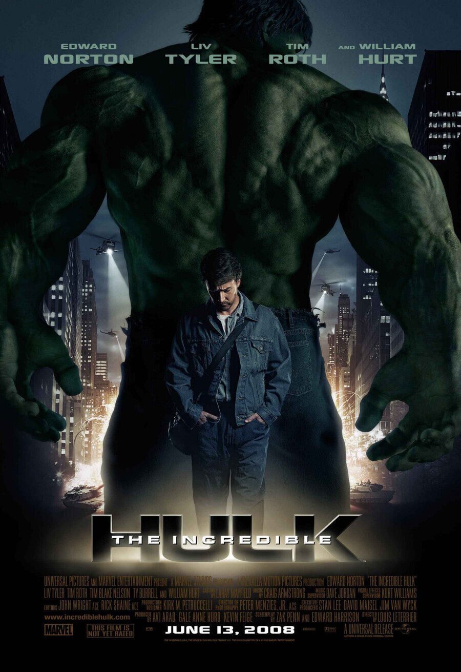 Poster of The Incredible Hulk - Estados Unidos