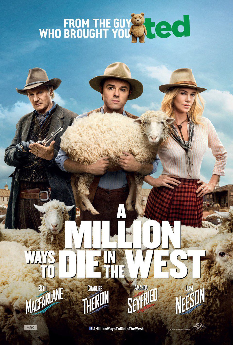 Poster of A Million Ways to Die in the West - EEUU