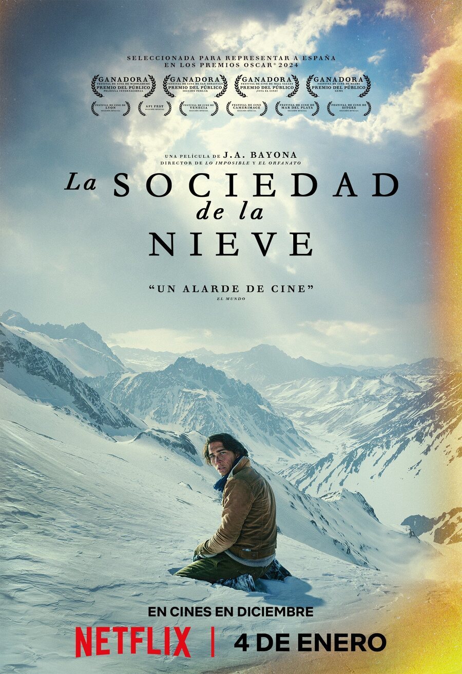 Poster of Society of the Snow - Cartel Premios