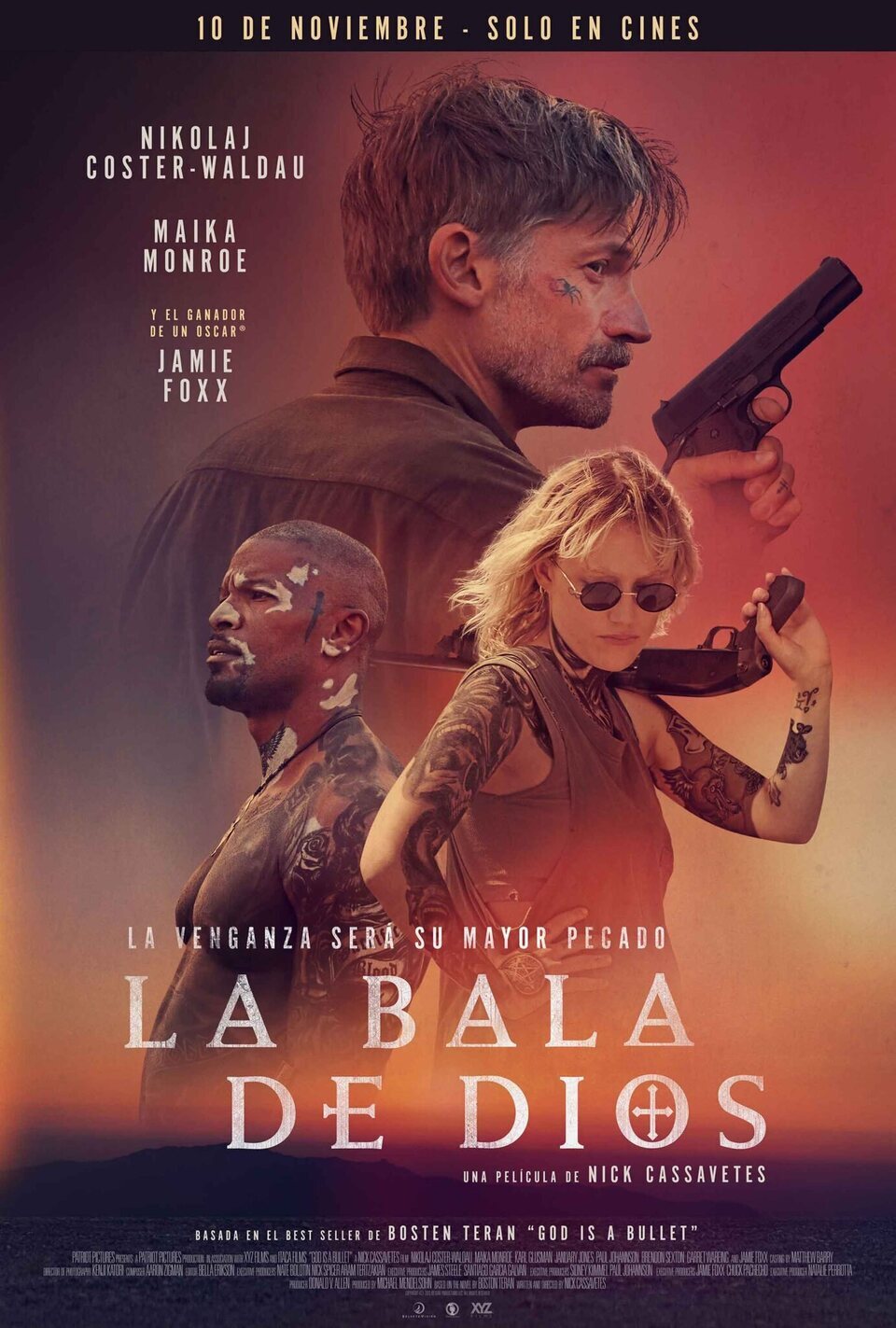 Poster of God Is a Bullet - Cartel España 'La bala de dios'