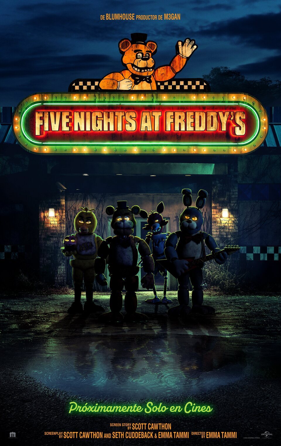 Poster of Five Nights at Freddy's - Cartel español