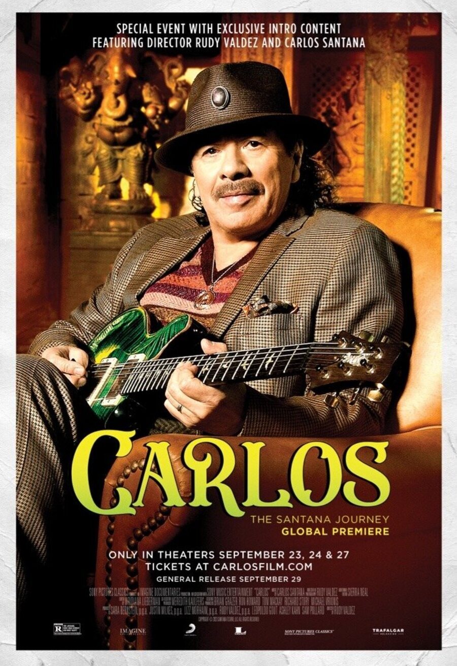 Poster of Carlos: The Santana Journey - Cartel E.E.U.U. 'Carlos: The Santana Journey'