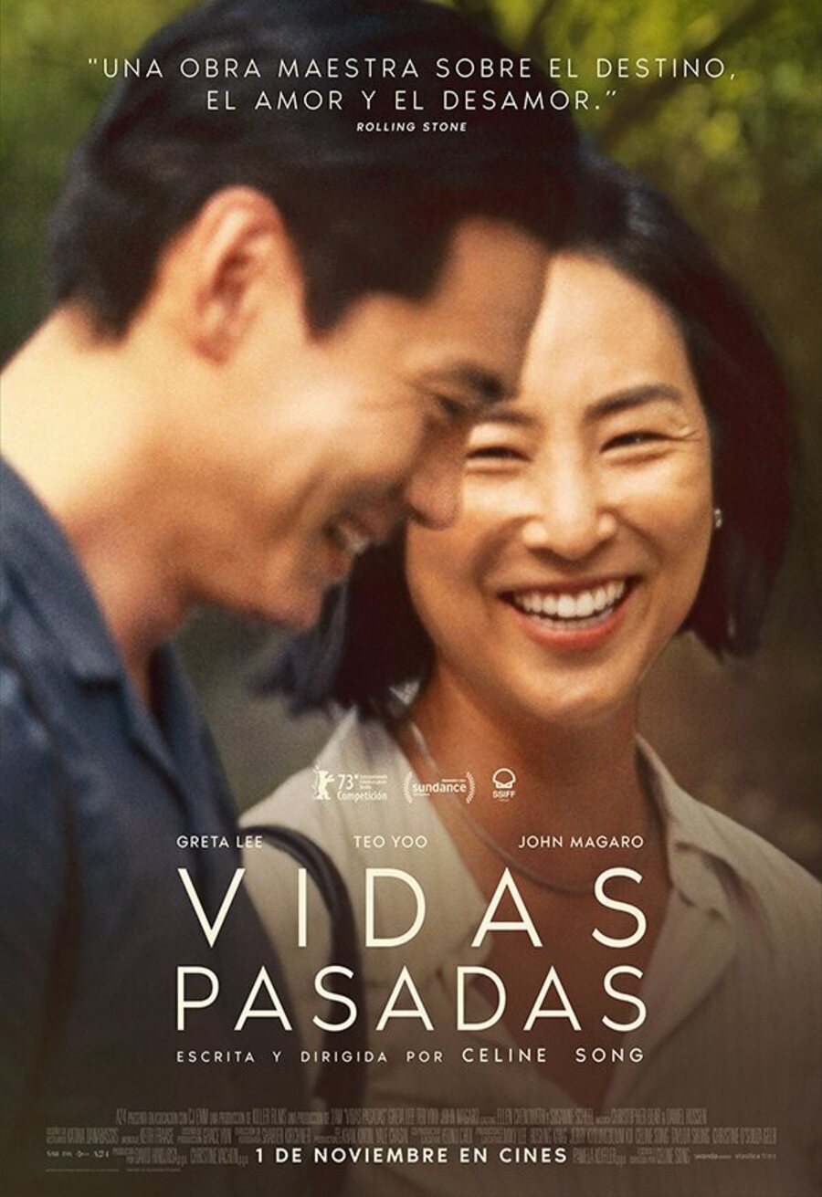 Poster of Past Lives - Cartel España 'vidas pasadas'