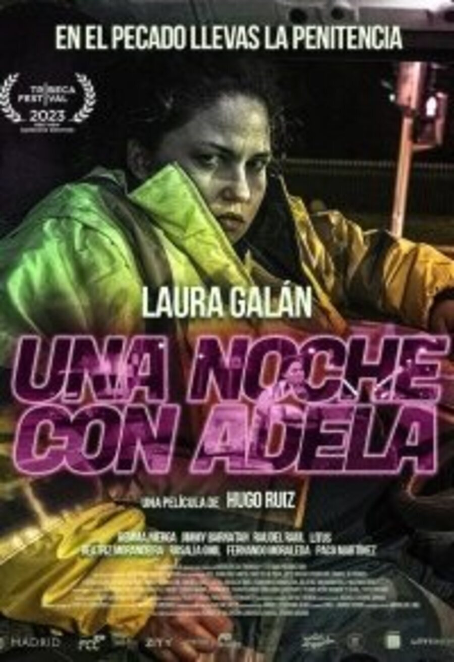 Poster of One Night with Adela - Póster español