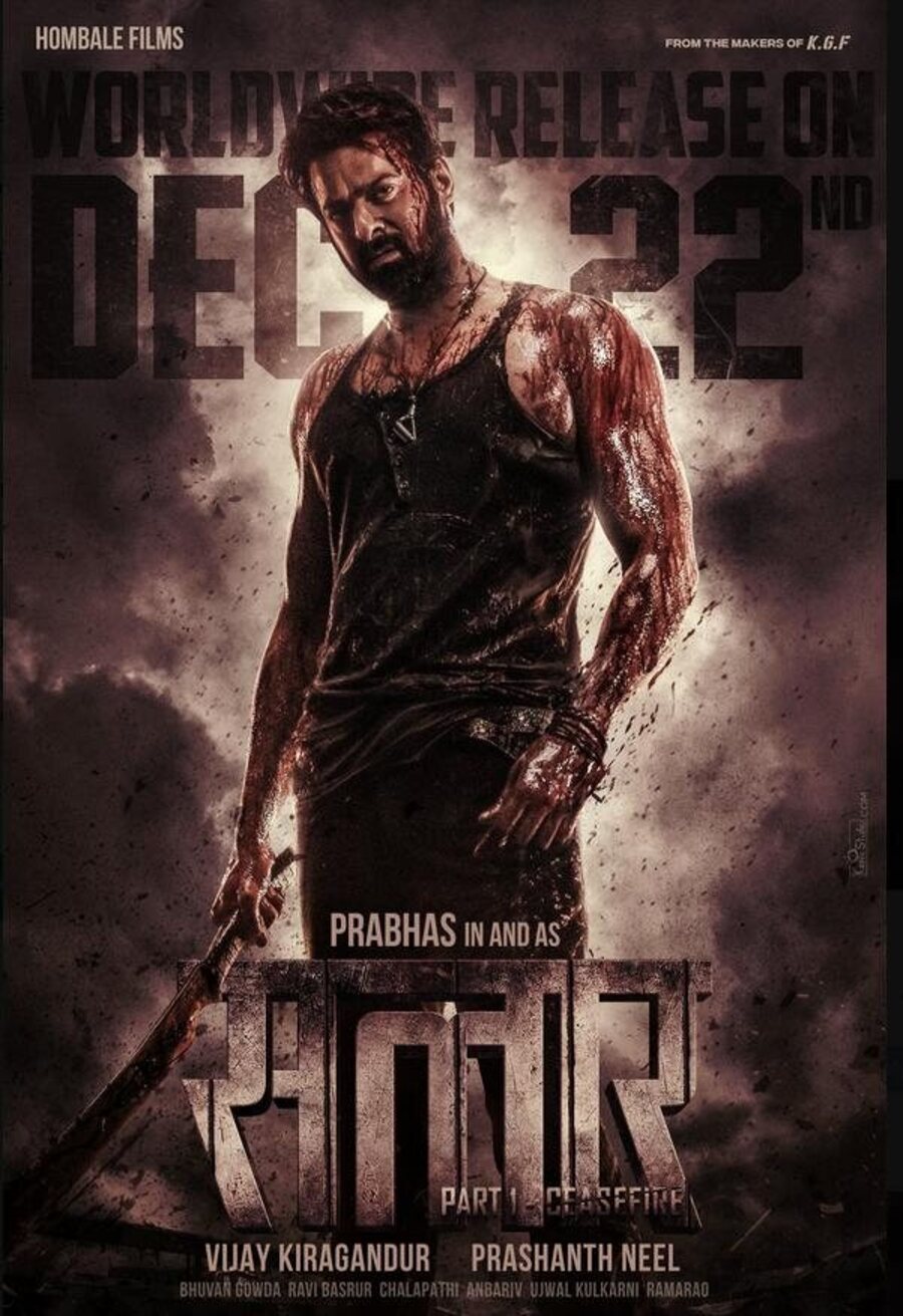 Poster of Salaar - Cartel original