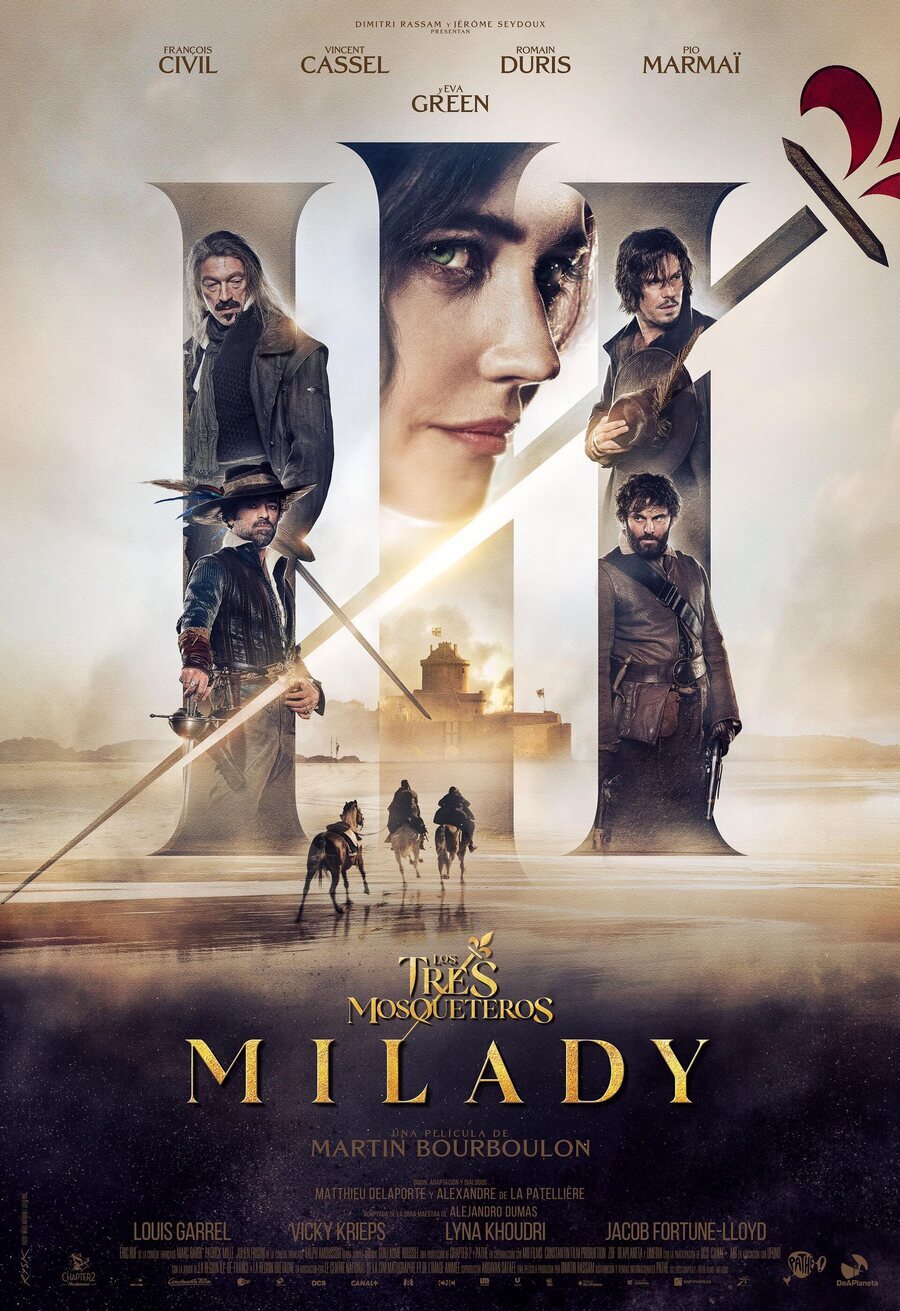 Poster of The Three Musketeers: Milady - Cartel España