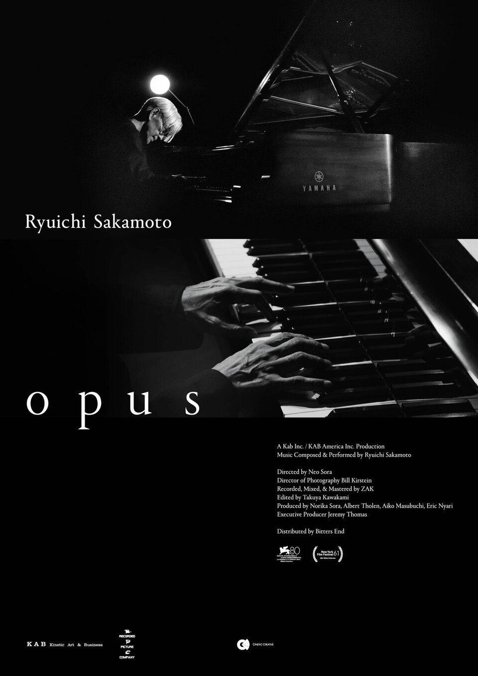 Poster of Ryuichi Sakamoto: Opus - Cartel EE.UU.