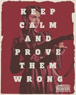 Keep calm and prove them wrong