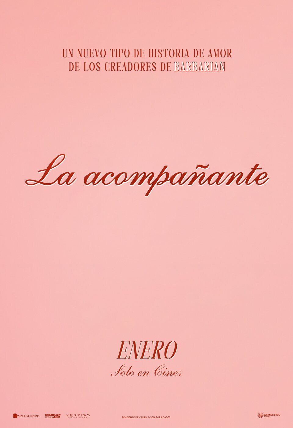 Poster of Companion - Cartel teaser España 'La acompañante'